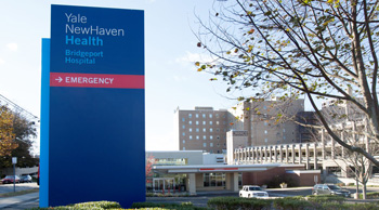 bridgeport hospital emergency department sign