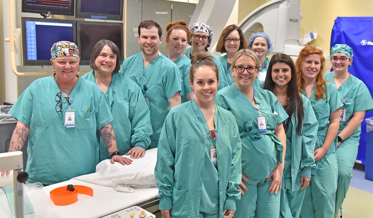 The L+M Hospital Cath Lab team