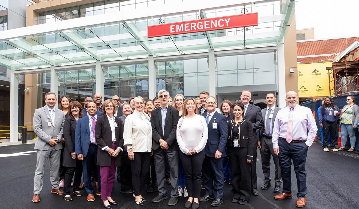 YNHH leaders and staff