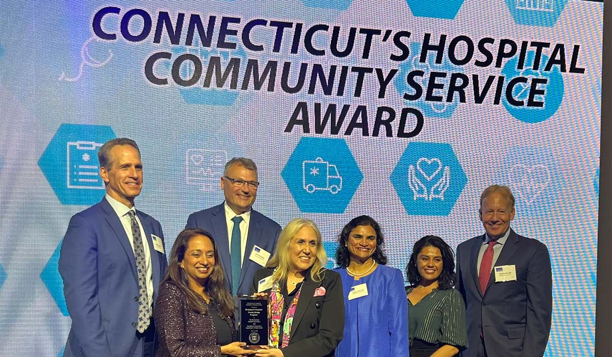 Attending the CHA Community Service Award presentation 