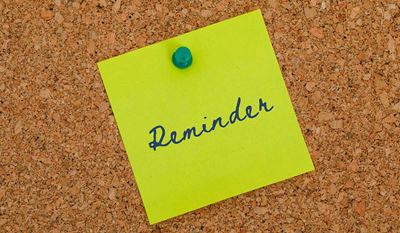 Reminder Note