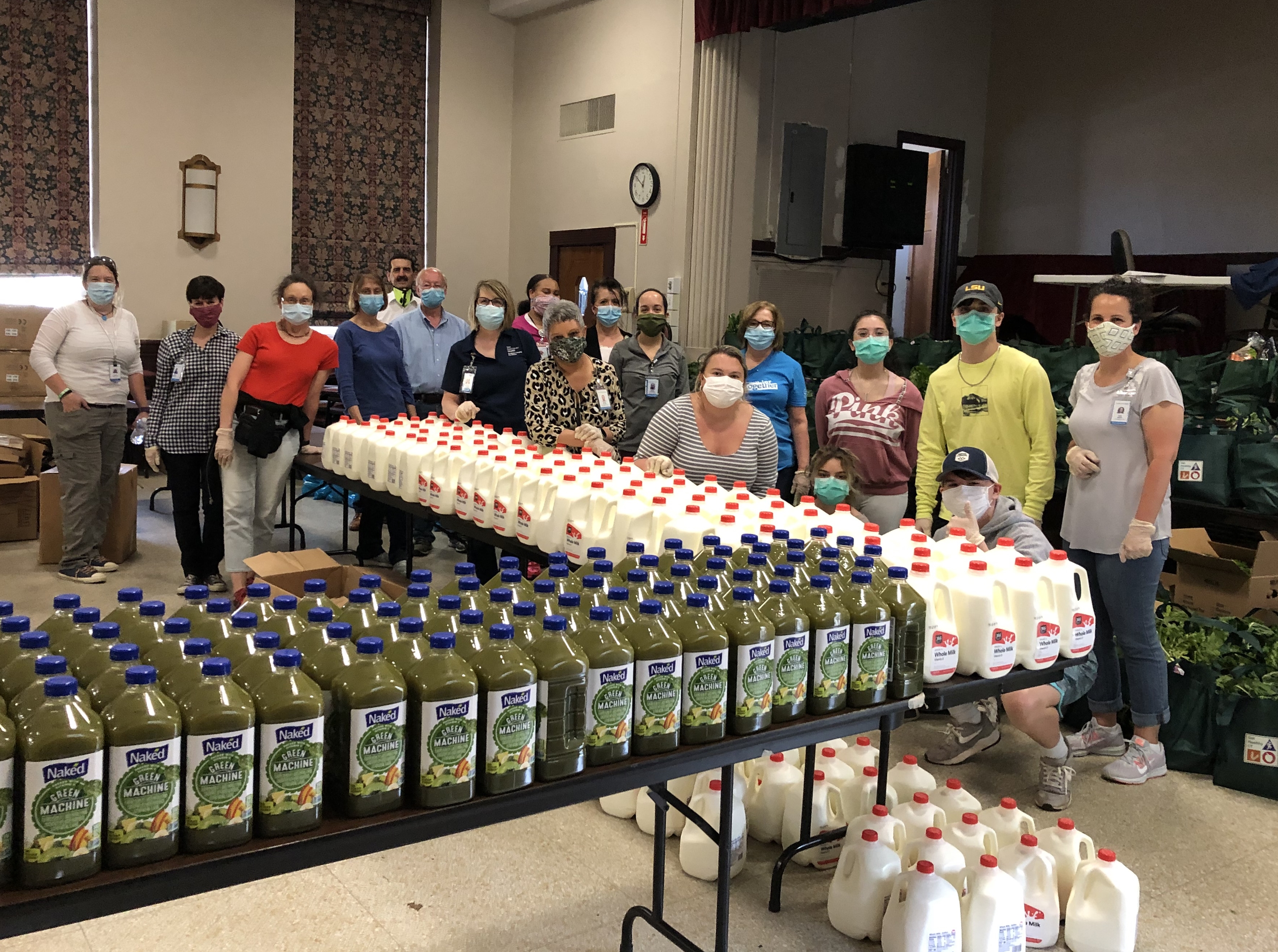 Bridgeport Hospital Food Bank Volunteers