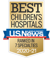 Best Childrens Hospital 7 specialties badge